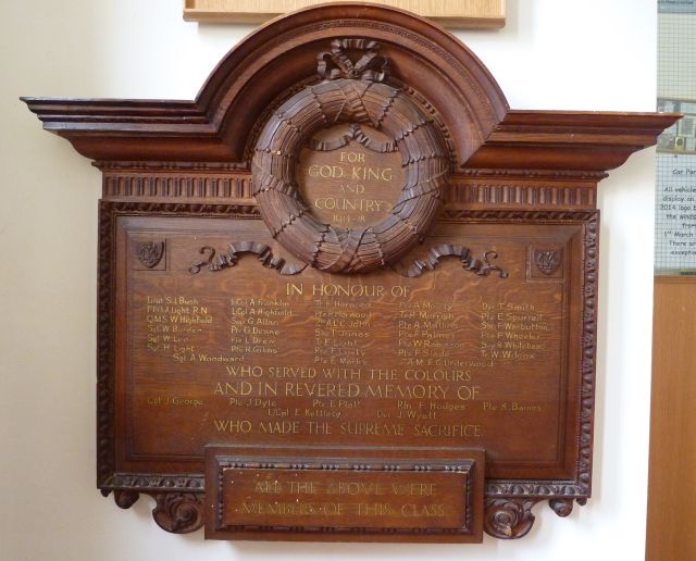 Manvers St Sunday School memorial