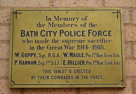 Bath Police memorial 2018