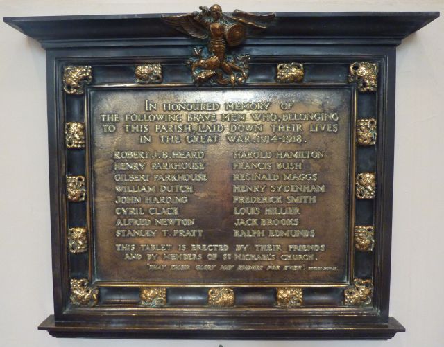 St Michael Broad Street memorial