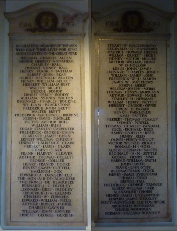 Walcot Parish Memorial