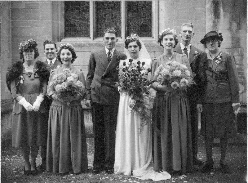Mary Simmons wedding 1947