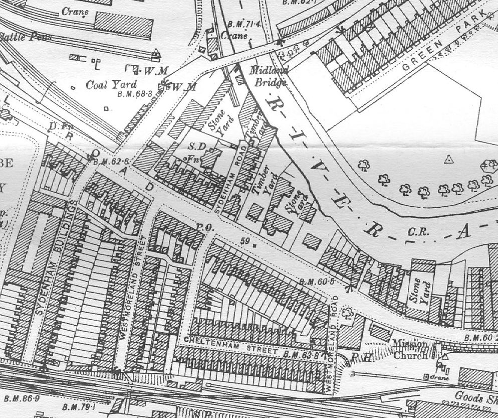 Map 1902 showing Sydenham Rd